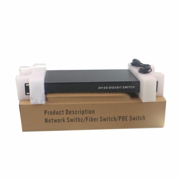 Cheap POE switch 16 port 10 / 100Mbps RJ45 POE port and 2 port Gigabit SFP Switch 48V POE IP cameras and wireless AP for sale