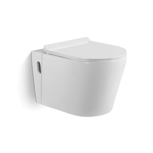 Best Ceramic Wall Hung Rimless Toilet with Concealed Cistern wholesale