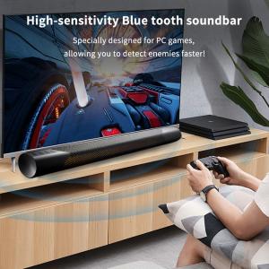 China Multiple Audio Inputs 2000mA Battery Powered Sound Bar For LED TV on sale