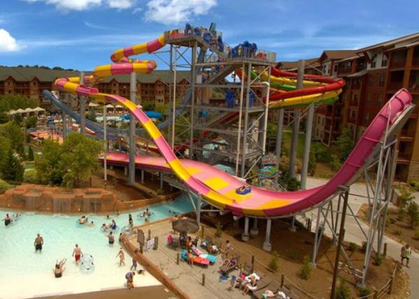 Cheap Aqua Park Swimming Pool Slides , Fiberglass Water Slides Customized Logo for sale