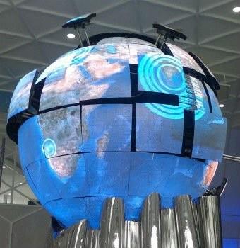 Cheap Customized High Brightness Led Display Ball P4 Led Display Full Color for sale
