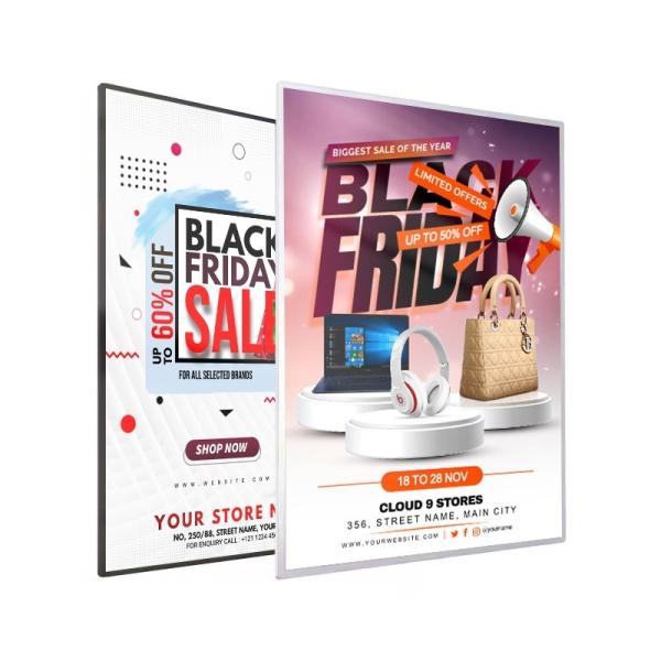 Cheap Restaurant Freestanding Board Menu Display with 9mm Thickness and A1 A2 A3 A4 A5 Sizes for sale