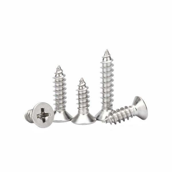 Cheap Custom Cross Countersunk Head Tapping Screws Flat Head Pointed Tail for sale