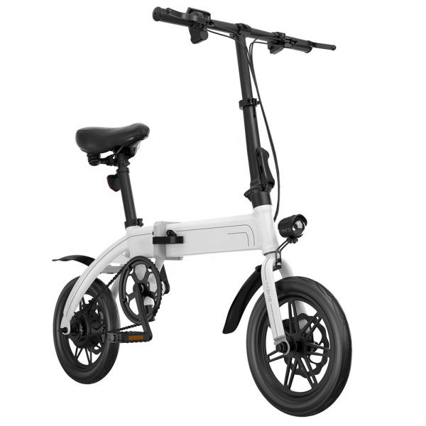 Cheap 14 Mini Foldable Aluminum Alloy Electric Bike Electric Bicycle With Hidden Battery for sale