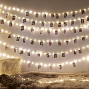 Garland LED 2M 5M 10M LED Christmas Photo Clip String Lights