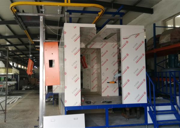 Cheap Electrostatic SS304 Plastic Powder Coating Spray Booth Easy to Operate for sale