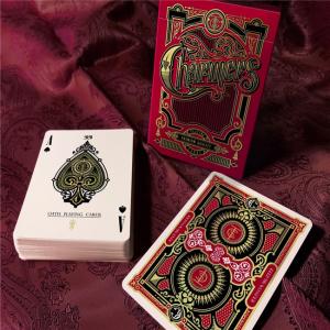 Best Print 100% Plastic 3D Foil Edge Playing plastic poker cards With Embossing Foil Box wholesale