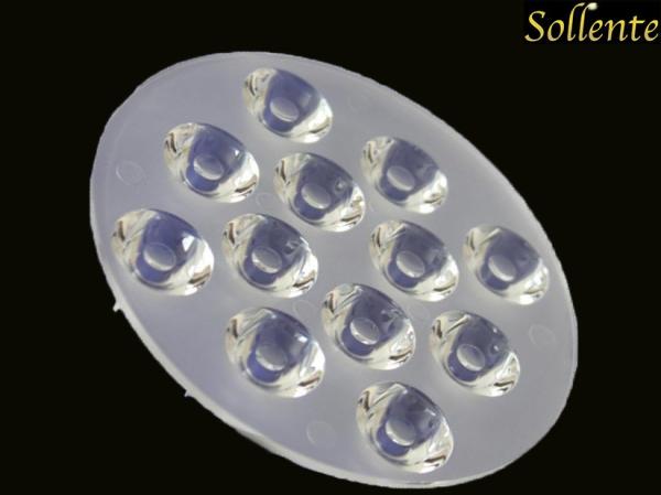 Cheap RGB Underwater Lamp LED Lens Array , Round PMMA Optical LED Lens for sale