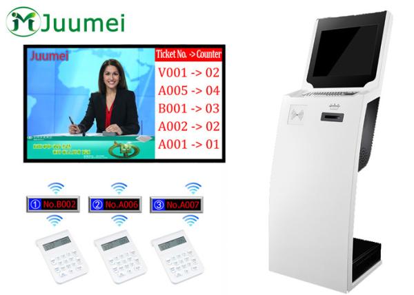 Cheap Internal Kiosk Queue Management System Free Standing Use In Bank for sale
