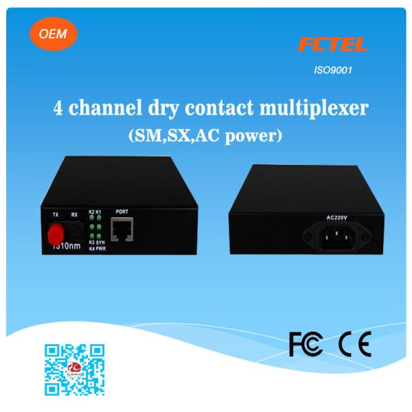 Cheap 1-4 Lines Fibre Optics Data Transmission Multiplexor for sale