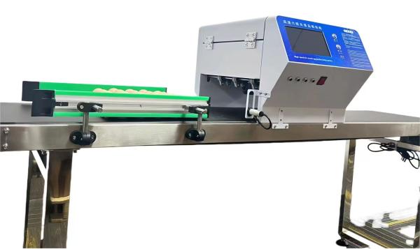 Cheap Automatic Ink Egg Printing Machine Portable Hand Egg Coding Machine 48000eggs/H for sale