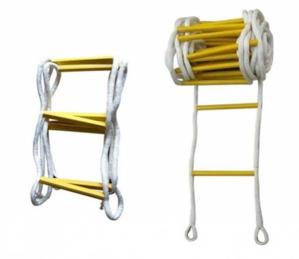 Cheap polyester Insulation Ladder , High strength hanging Escape rope ladder for climbing for sale