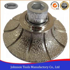 China No.2 Half Diamond Bullnose Router Bit , Bullnose Grinder Wheel HS Code 8467991000 on sale