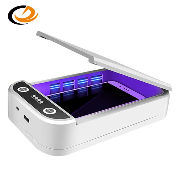 Cheap One Button Multi Function Phone Sterilizer Box White Color To Sterilize Masks for sale
