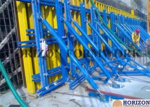 Best Q235 Steel Channel Single Sided Wall Formwork Supported By Telescopic Brace wholesale