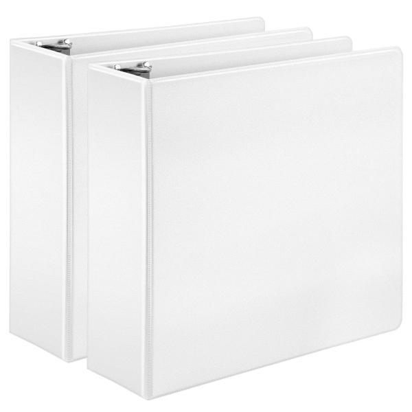 Cheap Stylish White File Folder Ring Binder with Durable Hinge and ONE Touch Open Design for sale