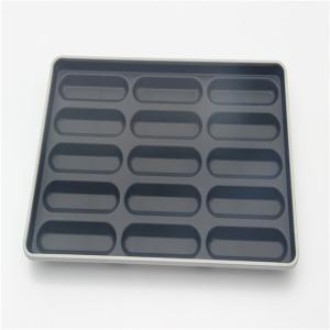 Best RK Bakeware China Foodservice NSF 15 Mold Glaze Nonstick Aluminized Steel Hotdog Bun Bread Pan wholesale