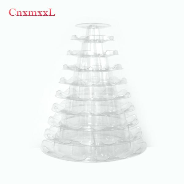 Cheap new style 10 tier macaron display tower stand for sale