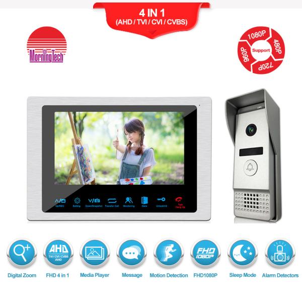Cheap Excellent quality video door phone silver doorbell with camera smart security intercom system for sale