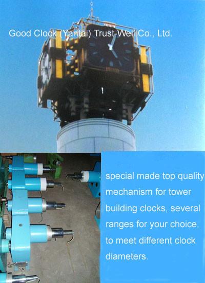 Cheap clock movement for public tower building clocks for sale