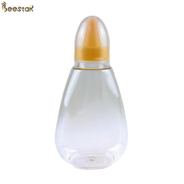 Cheap High Quality 280ml Empty Bottles For Honey Special Transparent Honey Plastic Jar for sale