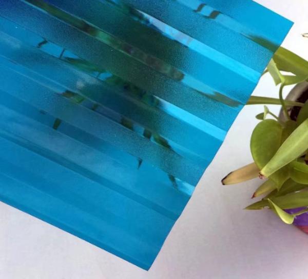 Cheap Bayer zhengfei Polycarbonate Embossed Sheet 840mm Corrugated Polycarbonate Sheet for sale