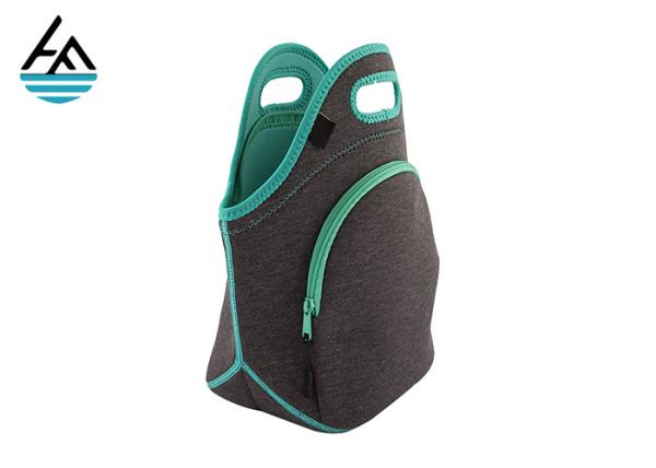 Cheap Insulated Soft Neoprene Lunch Box Bag For Children Polyester Cloth for sale