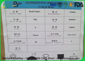 Anti Mould Treatment Jumbo Paper Roll , Regular Bond Paper For Notebooks