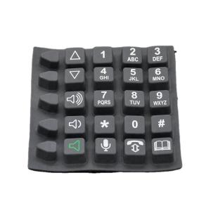 Best Custom Silicone Keyboard Remote Control POS Button Elastomer Keys wholesale