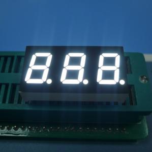 Best Triple Digit 0.4inch 7 Segment LED Display Common Cathode Ultra Bright White wholesale