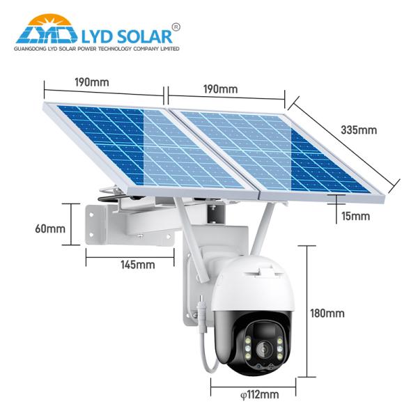 Cheap Image Sensor Security 4G CCTV Solar Camera CMOS for sale
