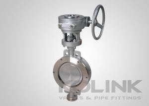 Best U-Section Flanged Concentric Butterfly Valve DN50-DN1200 wholesale
