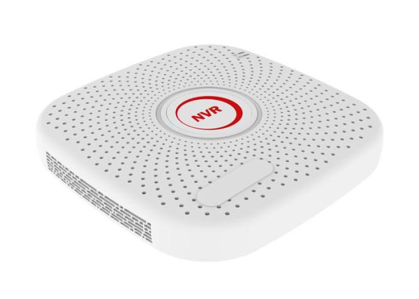 Cheap White 4 Channel Nvr Recorder Max Support 6TB Storage Support Play And Plug for sale