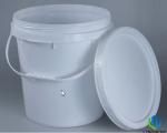 Assorted Colors Recyclable Plastic Buckets Stackable Custom Logo Varying