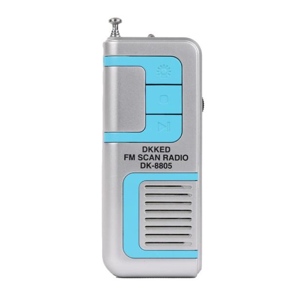 Cheap Portable FM Speaker Radio Auto Scan Radio With Mini Flashlight Function for sale