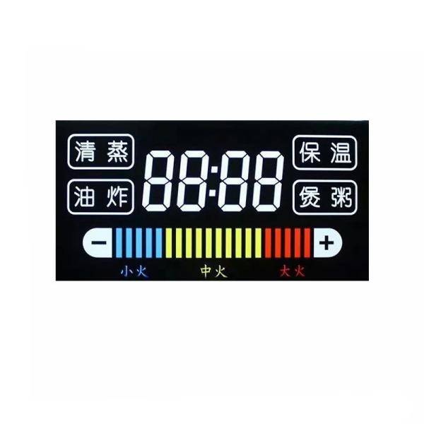 Cheap 4.5V Customize 7 Segment Lcd Display , Liquid Crytal Monochrome Lcd Module for sale