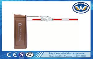 Best 24VDC Brushless Servo Motor Automatic Barrier Gate With Folding Arm No Noise wholesale