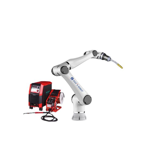 Cheap Hans E5 Cobot Arm 6 Axis With Welding Machine Torch And Robot Linear Rails System For Mig Mag for sale