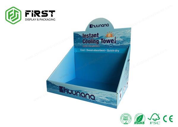 Offest Printing Custom Recycled Retail Display Boxes Cardboard , Portable