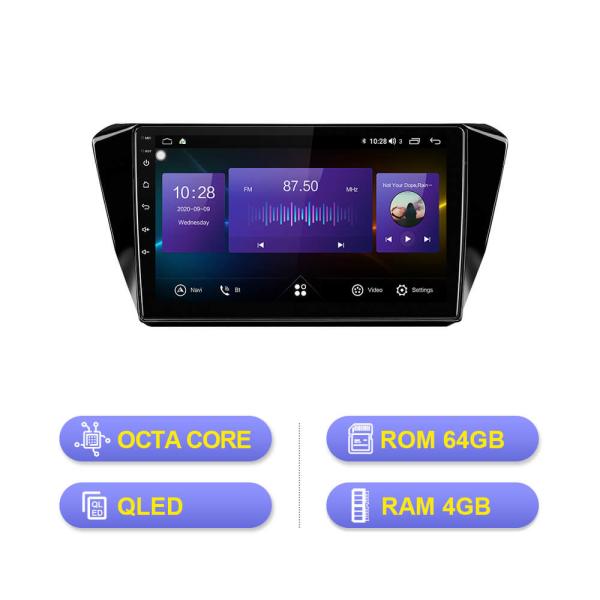 Cheap ROM 128g Car GPS Navigation DVD Player Multimedia GPS AHD Rear Camare PIP for sale