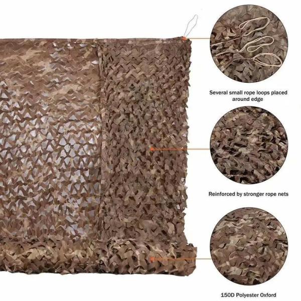 Cheap Jungle Military Camouflage Net Green Sunscreen Shade Net Double Layer Cover Net for sale