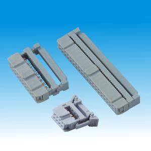China 2.54mm Pitch IDC Socket Connector 1.5 AMP Rated Current Polyester Insulator on sale