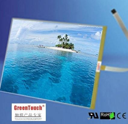 Cheap Computer Monitor All In One Pc AIO Resistive Touch Panel Lcd Monitor Led Display for sale