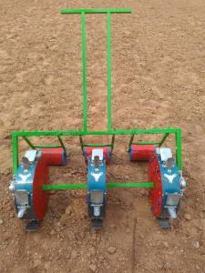3 Rows Farming Tools Equipment 3 Wheels Vegetable Seed Sowing Machine