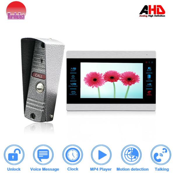 Cheap Morningtech Phone unlocked 10 Inch Sensor's Button AHD960P Video Door Phone , professional intercom system for sale