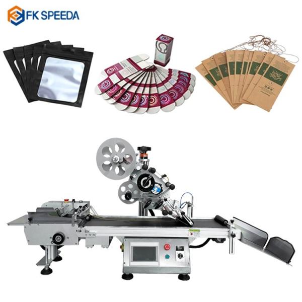 Cheap Desktop Auto Scratch Card Flat Labeling Machine for Box Labeling and Printing Needs for sale