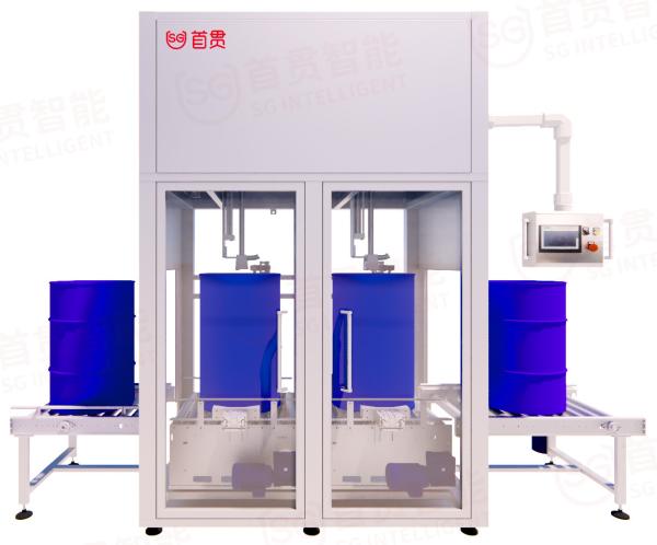 Cheap 200L Dual Station Automatic Automated Filling Machine for sale