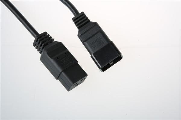 Cheap Custom Extension Cord European Plug For Desktop Computer, HDTV, LED-Lit Monitor for sale