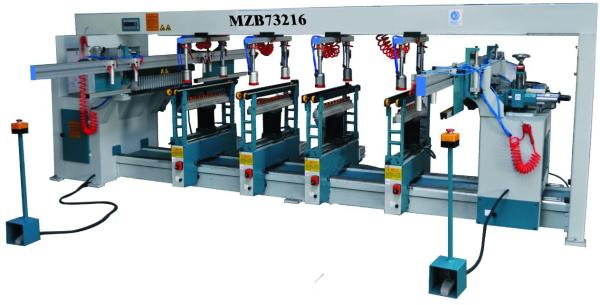 Cheap Woodworking 6 Row Multi-head Boring Machine Automatic Feeding for sale