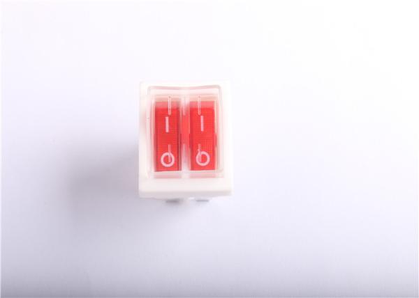Cheap DPDT DPST Rocker Switch Illuminated , 4 Pin 6 Pin Lens Single Mini Momentary Rocker Switch for sale